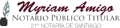 Notaría Myriam Amigo Arancibia | 21 Notaría de Santiago